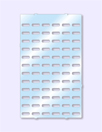 Panasonic DBS 44000 72 Button DSS Plastic Cover