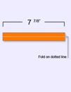 Orange 110 Block Labels