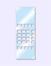 Teledex Diamond Plus 10 w/HV Plastic Cover (Layout 2)