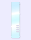 Teledex Nugget Plus (Layout #2) Plastic Cover
