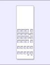Teledex Diamond Plus L2S-6 Faceplates